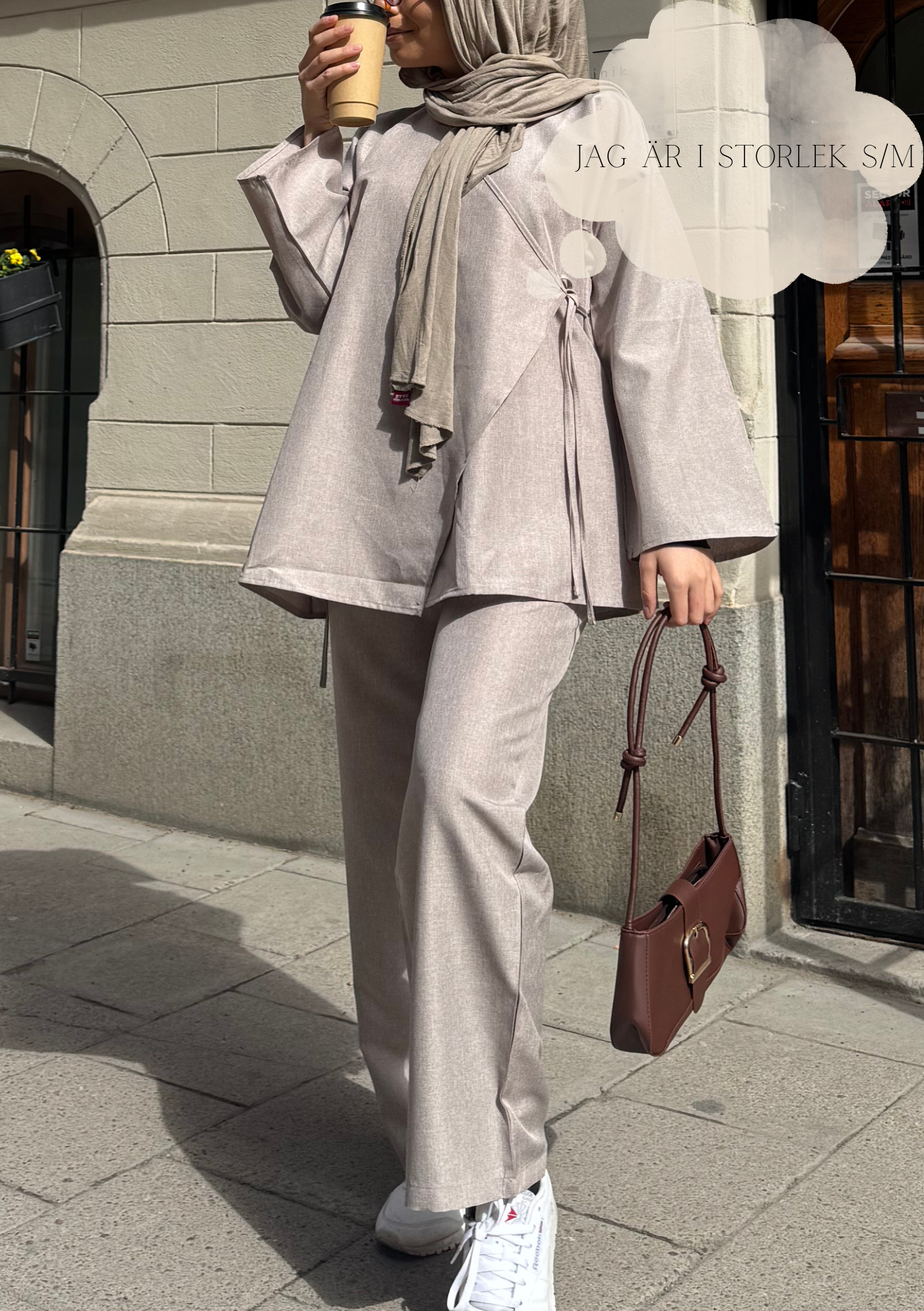 Linen Kimono Set- Kimono och byxa  (low stock)