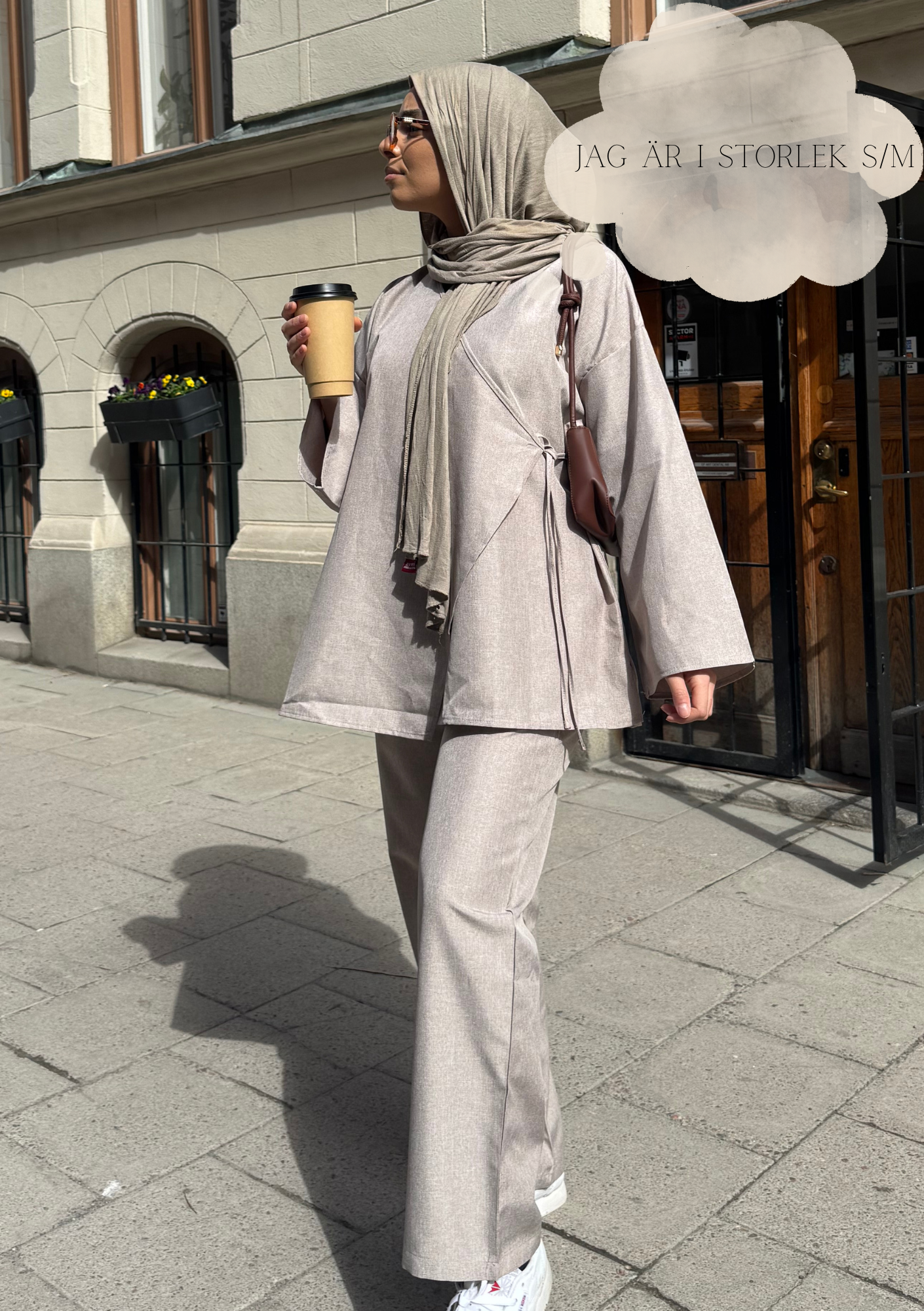 Linen Kimono Set- Kimono och byxa  (low stock)